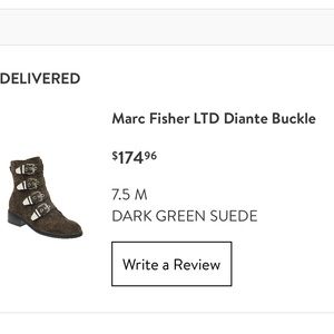 Marc Fisher LTD Diante Buckle Boots